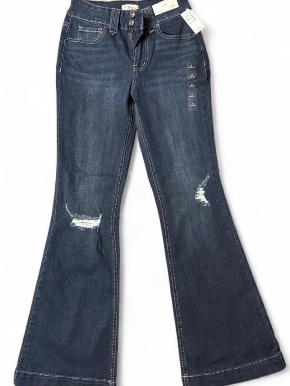 NWT M by Maurice’s Dark Wash Flared Jeans -